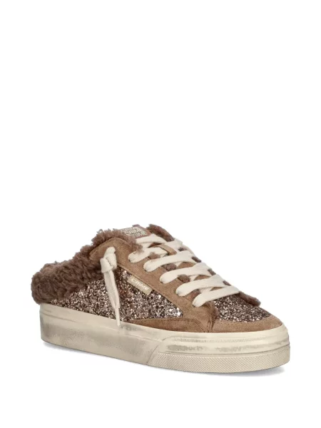 Chiloți Crime London cu platformă slip-on maro
