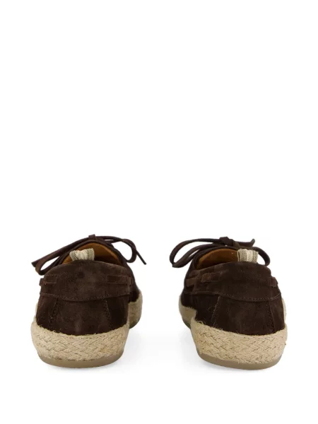 Espadrile Officine Creative din piele de căprioară maro