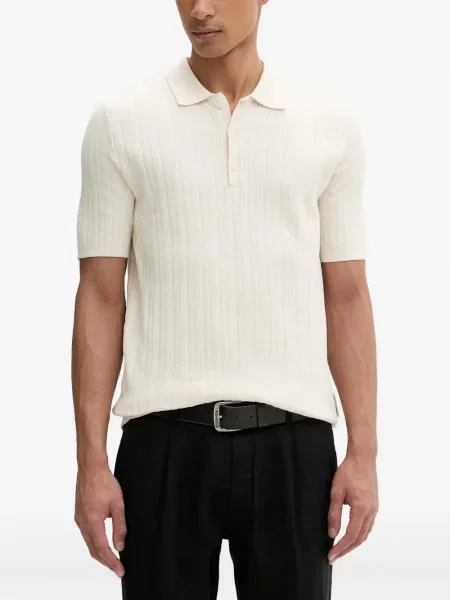 Scurt tricou polo Marc O'polo tricotate