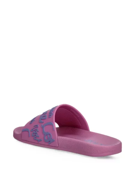 Papuci Versace Jeans Couture cu autograf roz