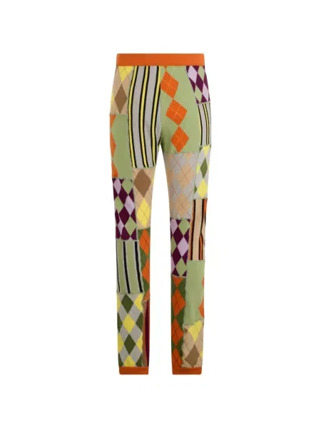 Pantaloni Moschino tricotate verde