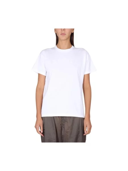 Koszulka Maison Margiela z logo biała
