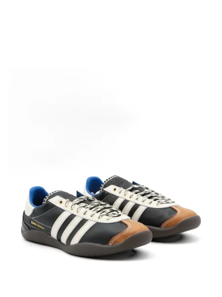 Geacă Adidas cu broderie cu model piele de șarpe maro