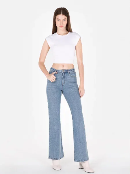 Джинси Colin’s комбінований верх зелений