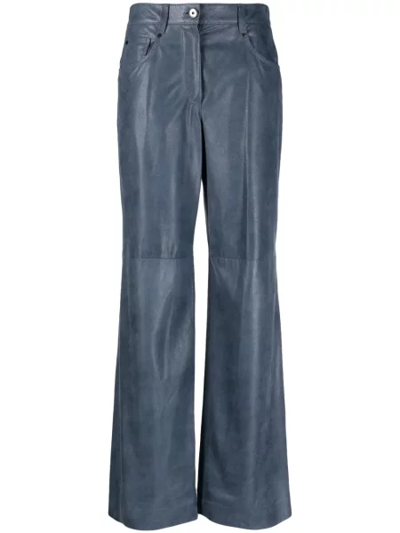 Pantaloni Brunello Cucinelli din piele