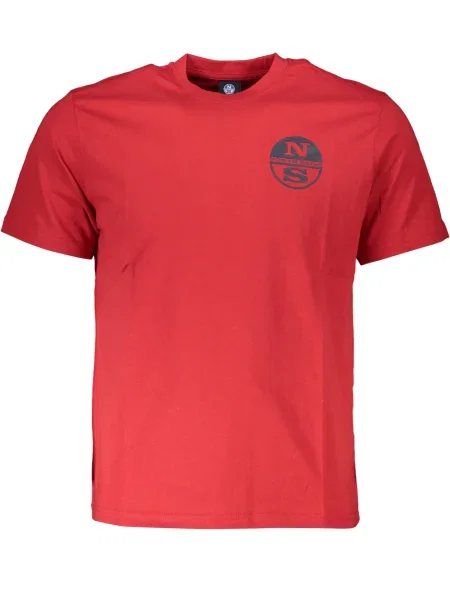 Kratek majica North Sails rdeča