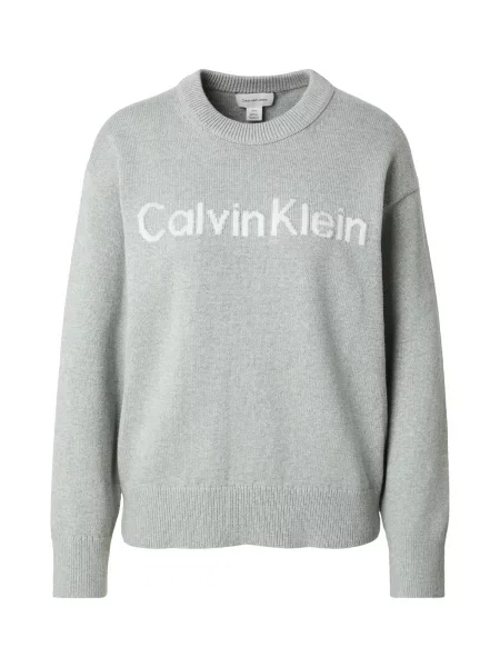 Calvin Klein Jeans Pulover deschis gri