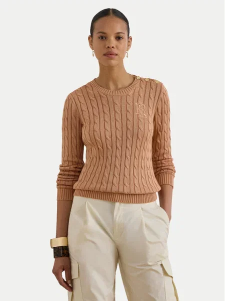 LAUREN RALPH LAUREN Pulover Montiva deschis roz