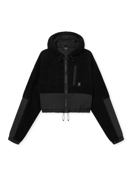 Johnny Urban Jachetă fleece Carey' negru