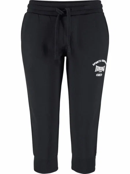 LONSDALE Športne hlače / bela črna