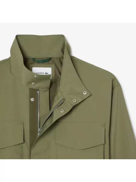 Lacoste Kurtka Ze Stójką zielona