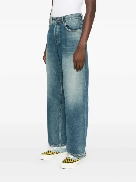 Traperice ravnih nogavica Icon Denim plava