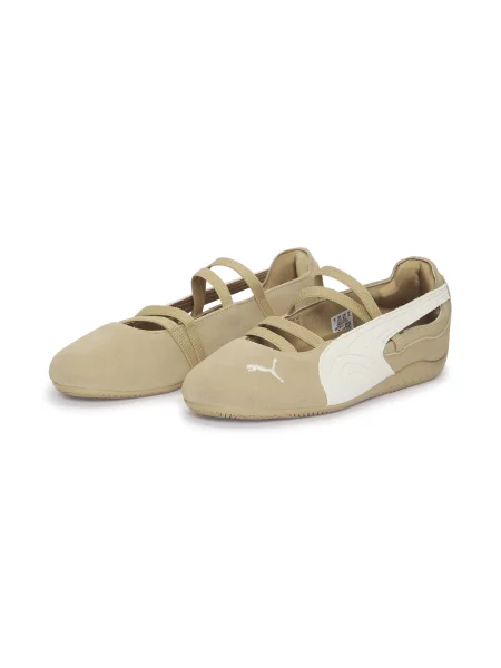PUMA sneakersy Speedcat Cafe Ballet z zamszu Buty Prairie Tan/Warm biały