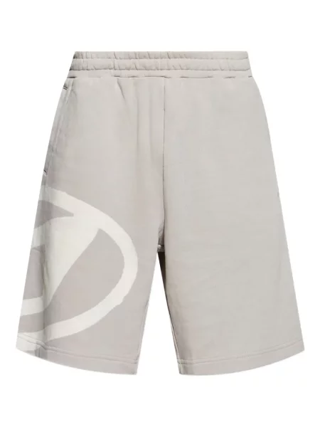 Pantaloni scurți Diesel cu imagine gri
