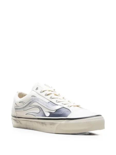 Fűzős csipkés sneaker Vans Old Skool fehér
