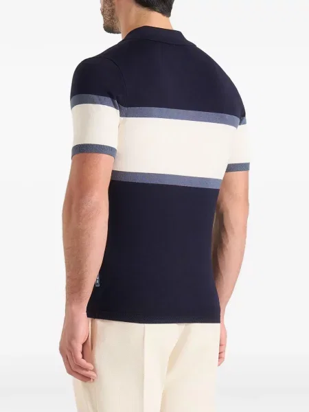 Polo Manière De Voir με λαιμόκοψη v μπλε