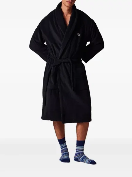 Halat Paul Smith cu broderie cu model zebră negru