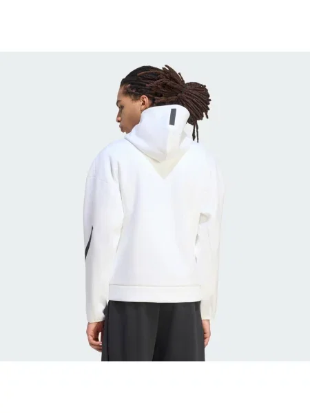 Bluza dresowa z suwakiem na całej długości ADIDAS Z.N.E. biała