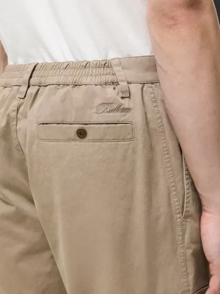 Pantaloni cargo Burberry din țesătură twill