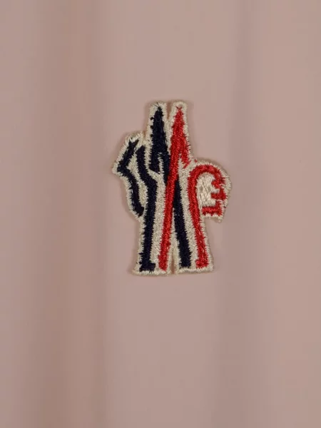 Geacă Moncler Grenoble cu glugă roz