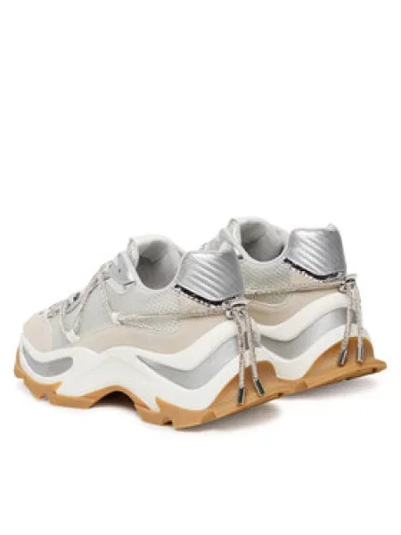 Steve Madden Tenisice Z Nation Srebrna bež