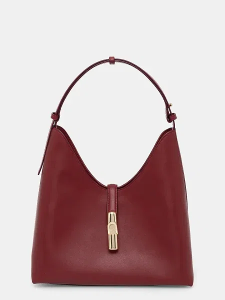 Torebka Furla elegancka bordowa