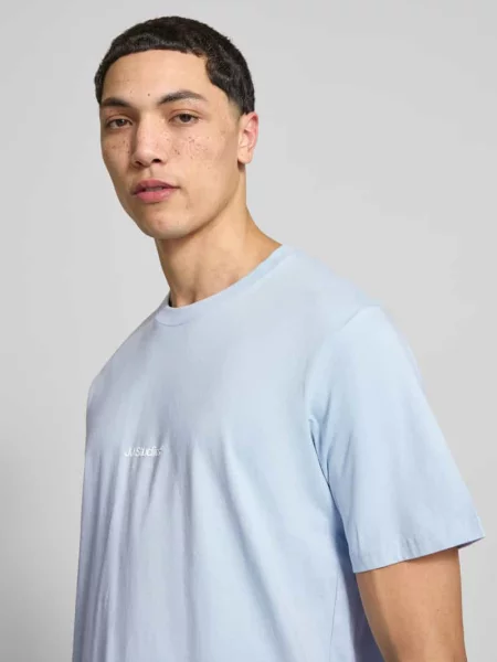 T-shirt z logo i okrągłym dekoltem Jack & Jones