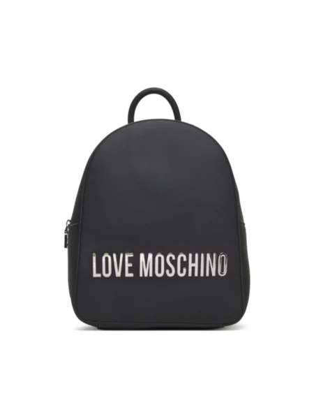 Plecak Love Moschino z logo czarny