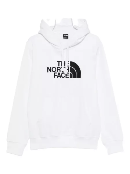 Hanorac cu glugă The North Face cu imagine alb