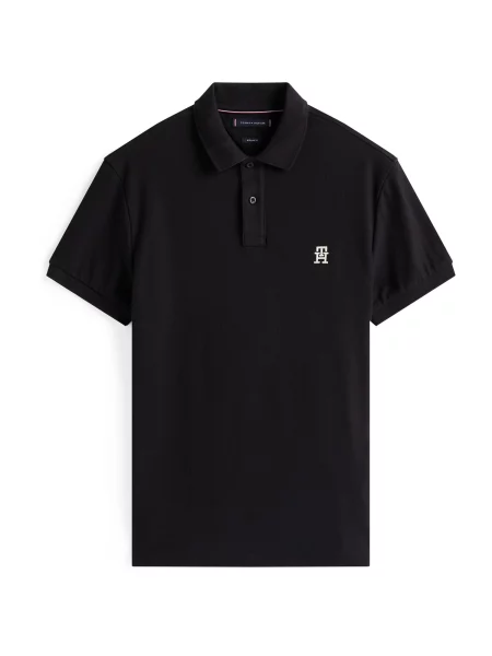 Polo majica Tommy Hilfiger črna