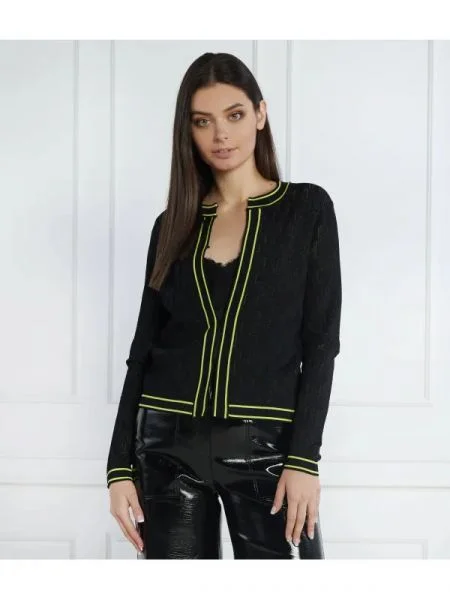 Karl Lagerfeld Cardigan BOUCLE negru