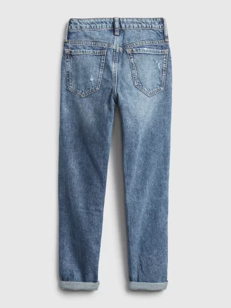 Pantaloni copii Gap albastru