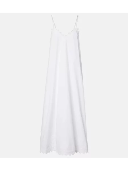 Rochie midi Juliet Dunn până la genunchi de costum alb