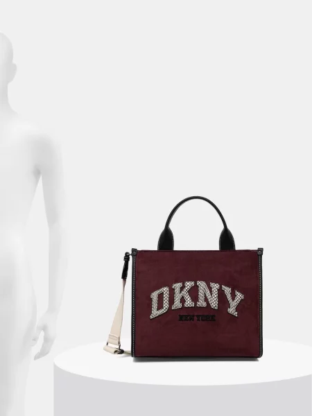 Замшевая сумка через плечо Dkny