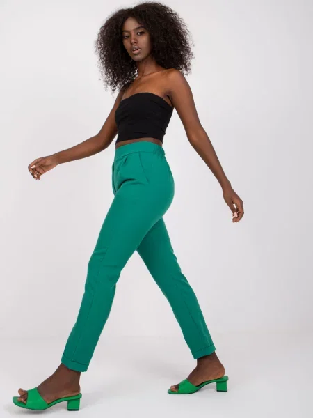 Pantaloni Fashionhunters verde
