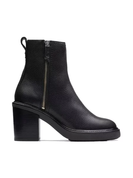 Botki Clarks zamszowe czarne
