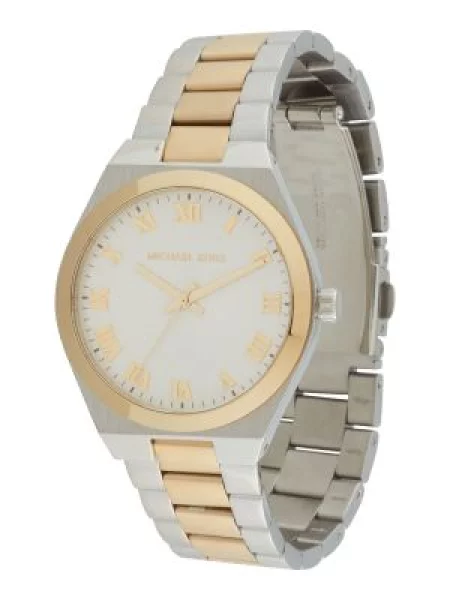 Srebro satovi Michael Michael Kors bijela