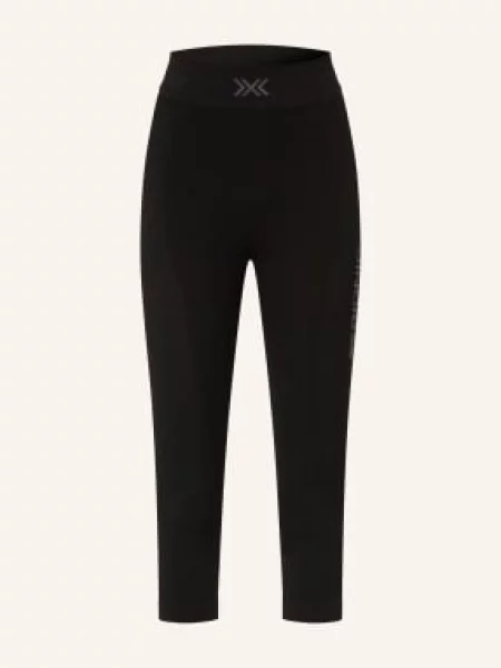 X-Bionic Funkční Kalhoty Mightywool S Merino Vlnou A Zkrácenou Délkou Nohavic / šedá černá