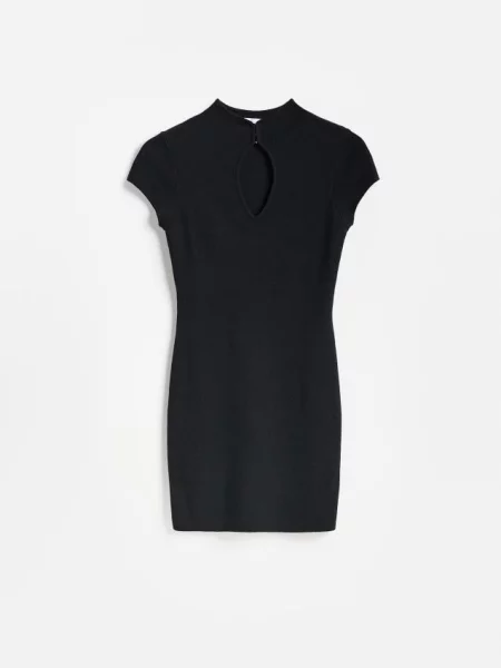 Reserved Rochie mini cu adaos de negru