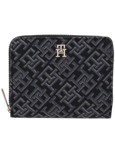 Geantă Tommy Hilfiger din jacard negru
