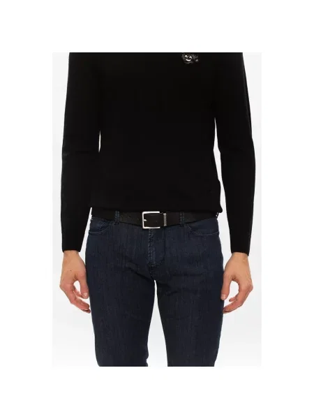 Emporio Armani Pasek czarny