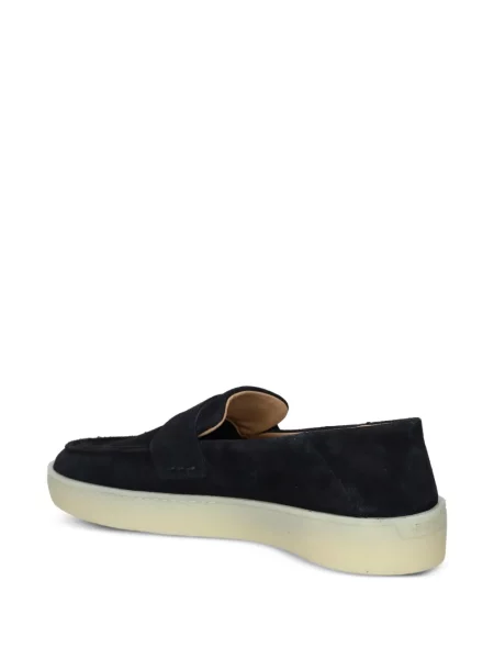Κιλότα Boss σουέτ slip-on μπλε