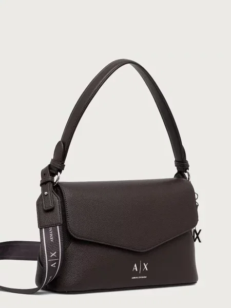 Ročna torba Armani Exchange Temno rjava