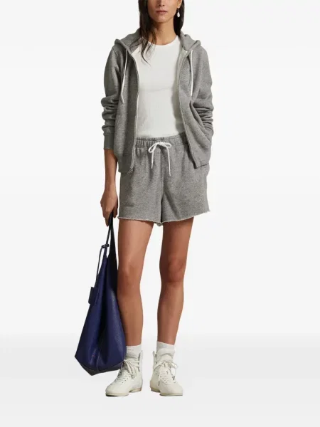 Fleece πουλόβερ Polo Ralph Lauren με αυτόγραφο πορτοκαλί