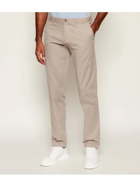 BOSS BLACK Chino nadrág | stretch fekete