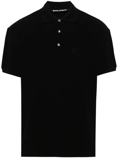 Polo Palm Angels cu broderie negru
