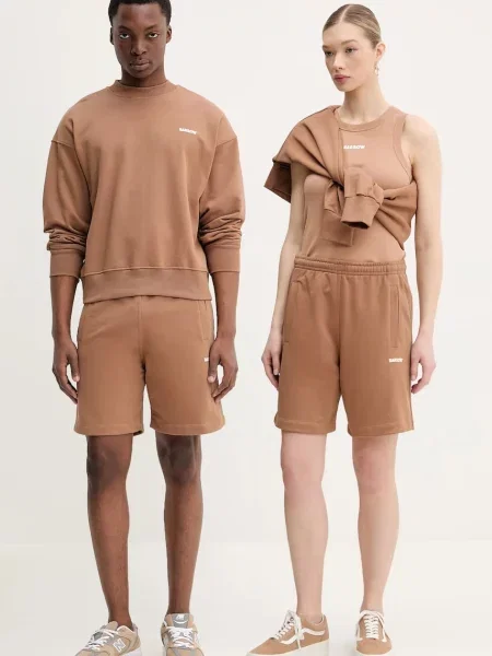 Barrow szorty gładkie brązowy