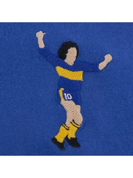 Koszulka dla dorosłych Maradona x COPA Boca Bordado niebieski