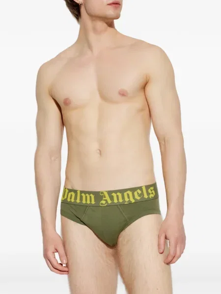Chiloți multipac Palm Angels cu autograf verde