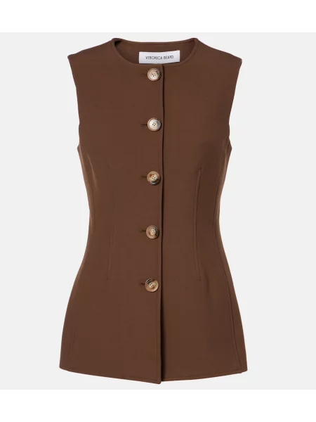 Vestă Veronica Beard maro